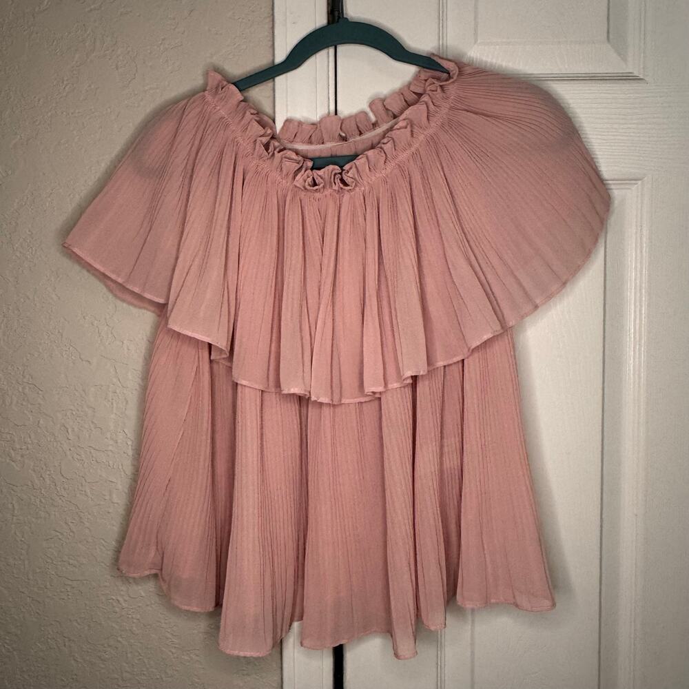 Women’s Flowy Pink Blouse